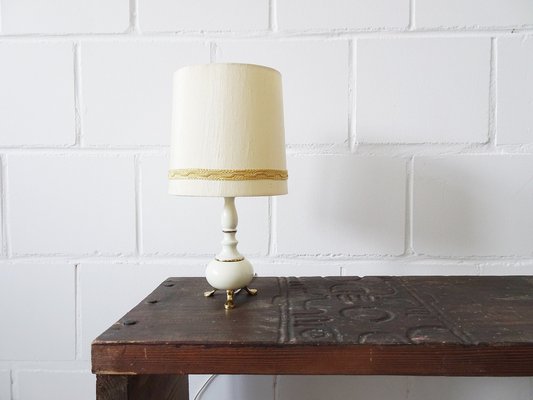 Table Lamp with Brass Foot, 1960s-BLG-1406444