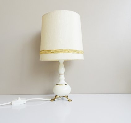 Table Lamp with Brass Foot, 1960s-BLG-1406444