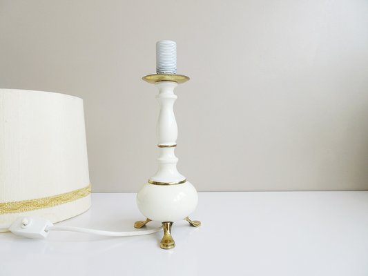 Table Lamp with Brass Foot, 1960s-BLG-1406444