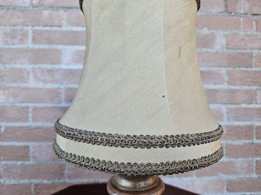 Table Lamp with Canvas Lampshade, 1970s-ZUW-1799261