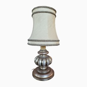 Table Lamp with Canvas Lampshade, 1970s-ZUW-1799261