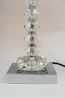 Table Lamp with Large Faceted Crystals from Bakalowits & Söhne, Austria, 1970s-SPD-1363451