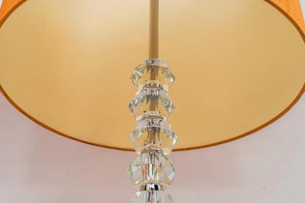 Table Lamp with Large Faceted Crystals from Bakalowits & Söhne, Austria, 1970s-SPD-1363451