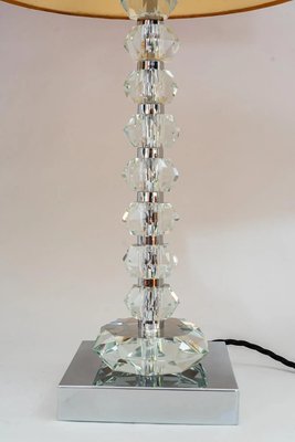 Table Lamp with Large Faceted Crystals from Bakalowits & Söhne, Austria, 1970s-SPD-1363451