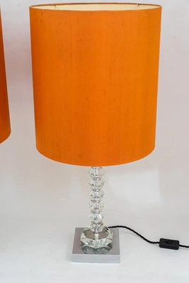 Table Lamp with Large Faceted Crystals from Bakalowits & Söhne, Austria, 1970s-SPD-1363451