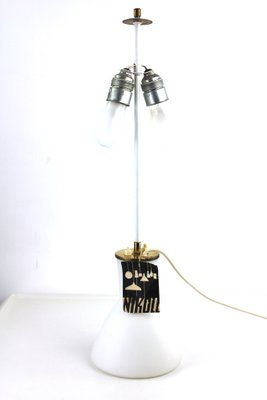 Table Lamp with Light Foot from Rupert Nikoll, 1950s-ZWH-1811300