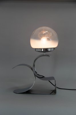 Table Lamp with Murano Glass Shade, 1980s-TZ-1382403