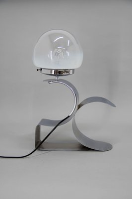 Table Lamp with Murano Glass Shade, 1980s-TZ-1382403