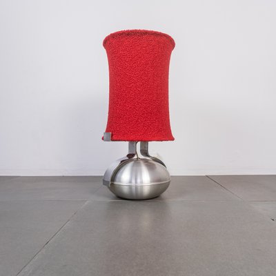 Table Lamp with Shade in Bouclé, 1970s-ZLY-906550