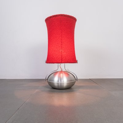 Table Lamp with Shade in Bouclé, 1970s-ZLY-906550