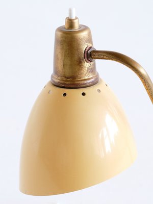 Table Lamp with Yellow Adjustable Shade by Robert Caillat, France, 1950s-FMT-944918