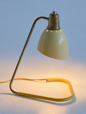 Table Lamp with Yellow Adjustable Shade by Robert Caillat, France, 1950s-FMT-944918