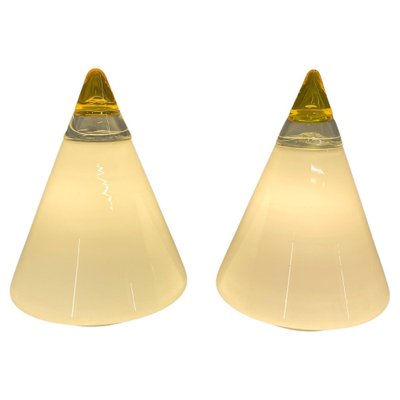 Table Lamps attributed to Giusto Toso for Vetri Murano, 1970s, Set of 2-TZ-1418950