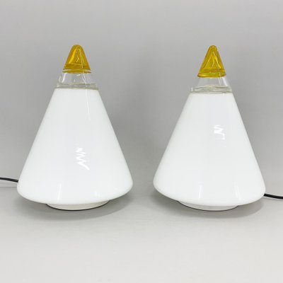 Table Lamps attributed to Giusto Toso for Vetri Murano, 1970s, Set of 2-TZ-1418950