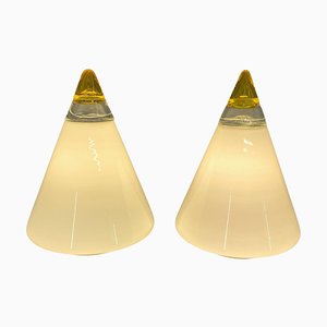 Table Lamps attributed to Giusto Toso for Vetri Murano, 1970s, Set of 2-TZ-1418950