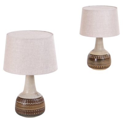 Table Lamps attributed to Søholm Keramik, Denmark, 1960s, Set of 2-QU-1763969