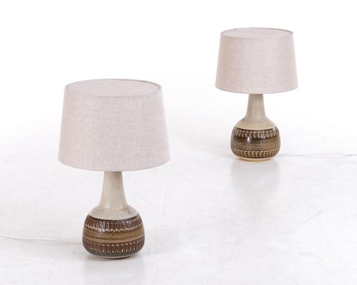 Table Lamps attributed to Søholm Keramik, Denmark, 1960s, Set of 2-QU-1763969