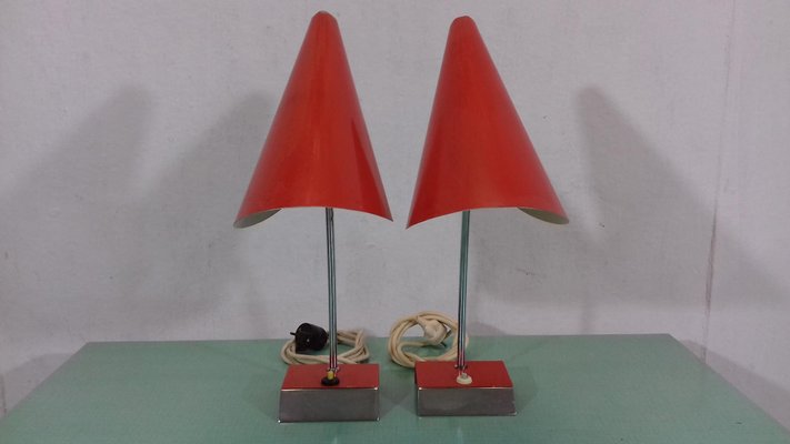 Table Lamps by Josef Hůrka, Czechoslovakia, 1960s, Set of 2-TZ-952777