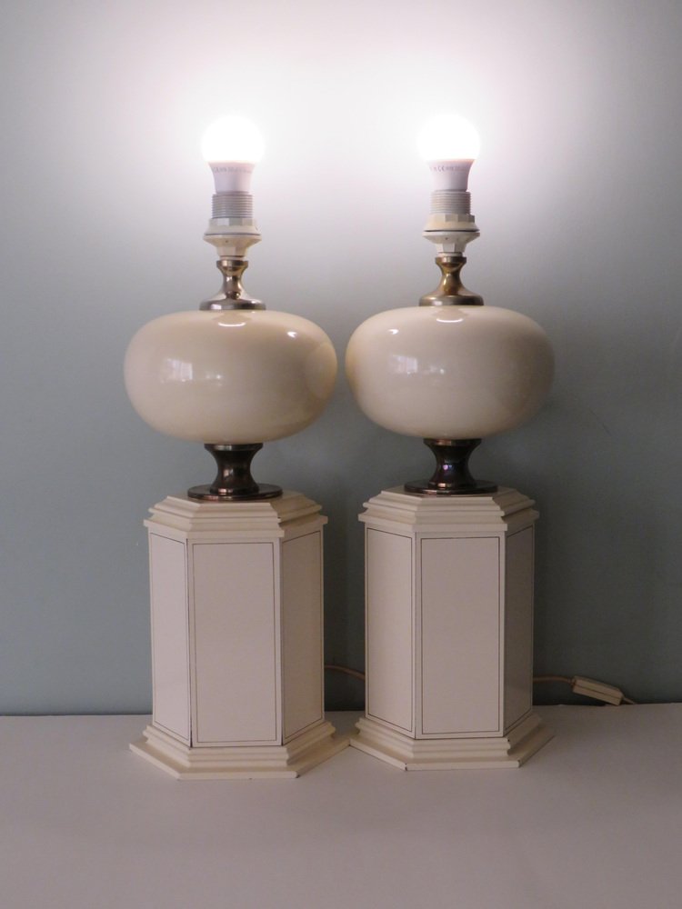 Table Lamps by Maison Le Dauphin, France, 1960-1970, Set of 2