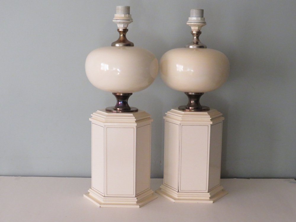 Table Lamps by Maison Le Dauphin, France, 1960-1970, Set of 2