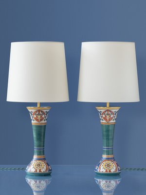 Table Lamps from Arnhemsche Fayencefabriek, 1890s, Set of 2-TJZ-1790277