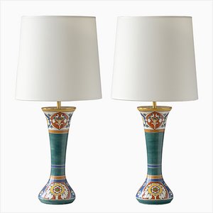 Table Lamps from Arnhemsche Fayencefabriek, 1890s, Set of 2-TJZ-1790277