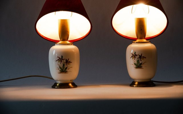 Table Lamps from Augarten, 1960s, Set of 2-SPD-764596