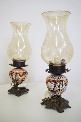 Table Lamps from Capodimonte, 1950s, Set of 2-KNM-900963