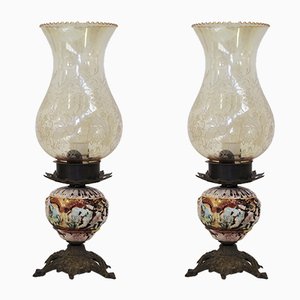 Table Lamps from Capodimonte, 1950s, Set of 2-KNM-900963