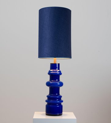 Table Lamps from Holmegaard with New Silk Custom Made Lampshades René Houben, Set of 2-VDW-873912