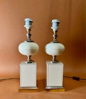 Table Lamps from Maison Le Dauphin, 1970, Set of 2-EK-2033908