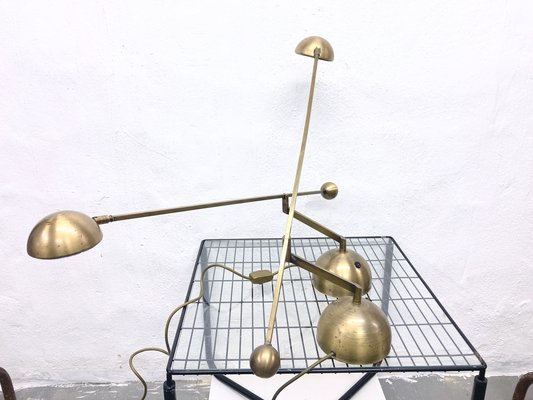 Table Lamps in Brass from Sölken, 1980s, Set of 2-AET-1805989