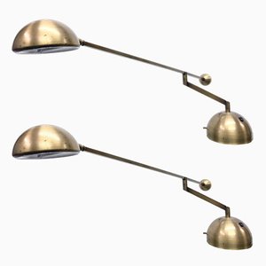 Table Lamps in Brass from Sölken, 1980s, Set of 2-AET-1805989