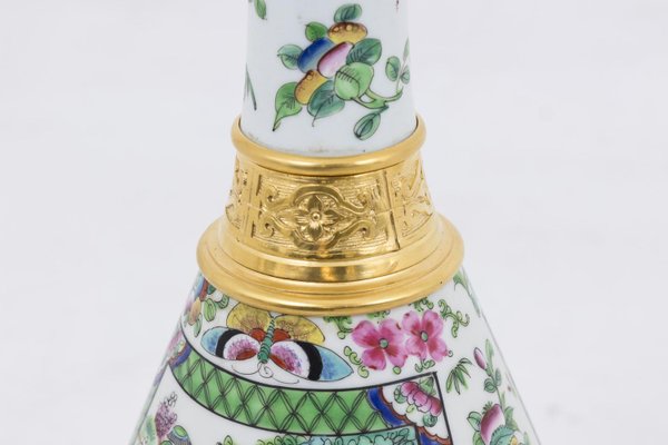 Table Lamps in Canton Porcelain, 1880s, Set of 2-CEJ-667514