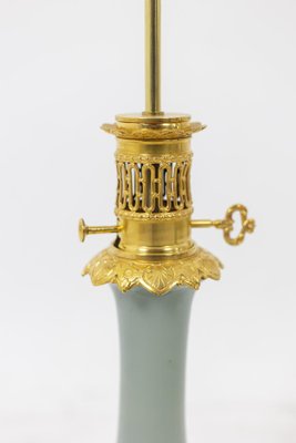 Table Lamps in Céladon Porcelain and Gilt Bronze, 1880s, Set of 2-CEJ-1324247