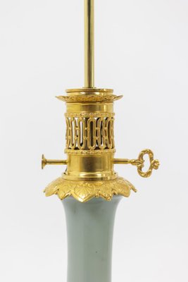 Table Lamps in Céladon Porcelain and Gilt Bronze, 1880s, Set of 2-CEJ-1324247