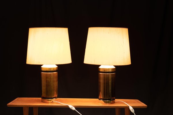 Table Lamps in Ceramic by Bitossi for Bergboms, 1970s, Set of 2-MJF-1392883