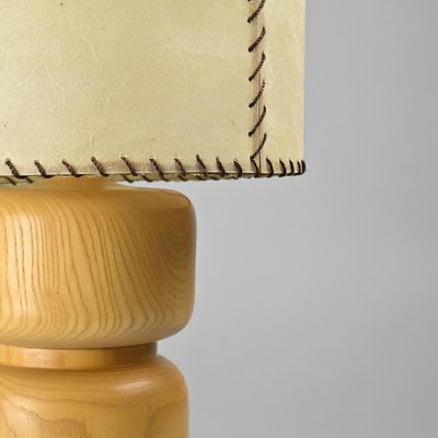 Table Lamps in Elm, 1970, Set of 2-GJR-2024442