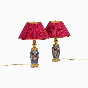 Table Lamps in Imari Porcelain and Gilt Bronze, 1880s-CEJ-996150