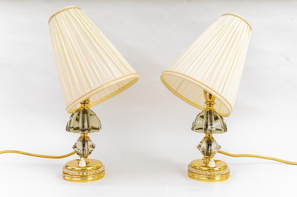 Table Lamps with Shades from Bakalowits & Söhne, Vienna, 1950s, Set of 2-SPD-1410896