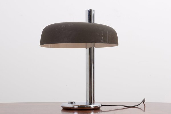 Table Lamps with Steel Base, 1960s, Set of 2-SFD-1162622