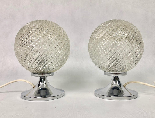 Table Lamps with Tulip Bases from Otto Leuchten, 1970s, Set of 2