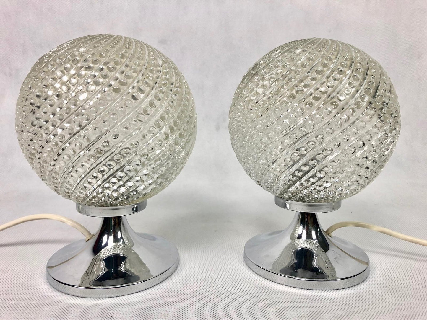 Table Lamps with Tulip Bases from Otto Leuchten, 1970s, Set of 2