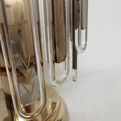 Table Lamps with Vertical Rigid Glass, 1980s, Set of 2-RGF-780832