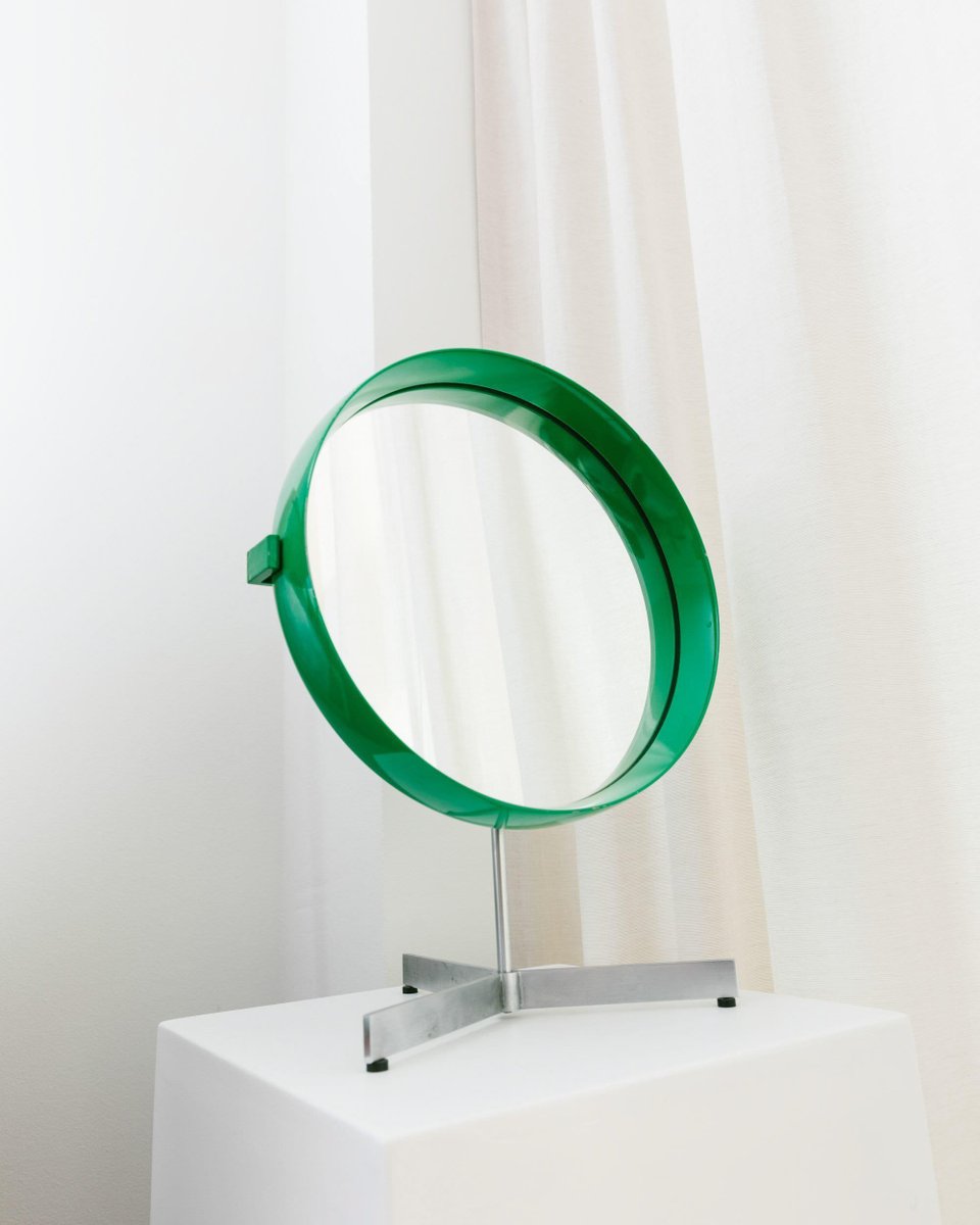 Table Mirror by Uno & Östen Kristiansson for Luxus, Sweden, 1970s