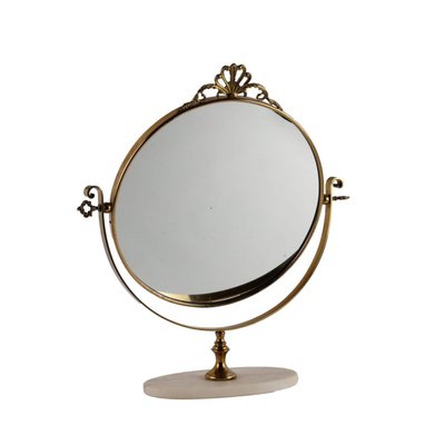 Table Mirror in Brass & Marble-VMM-2034131