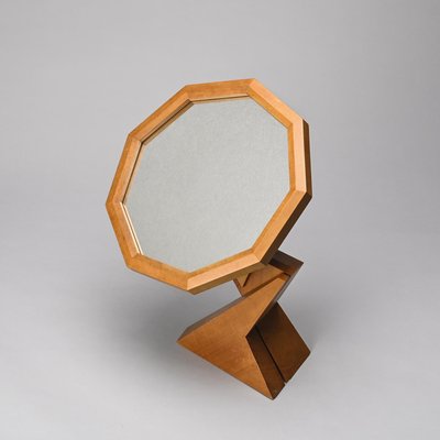 Table Mirror in Maple Wood, 1980-GJR-2024432