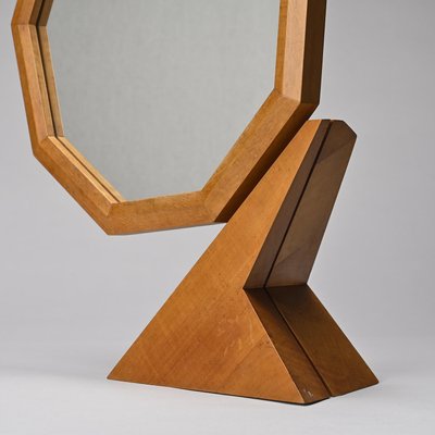 Table Mirror in Maple Wood, 1980-GJR-2024432