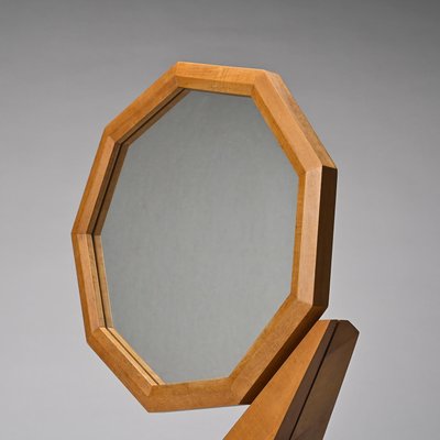 Table Mirror in Maple Wood, 1980-GJR-2024432