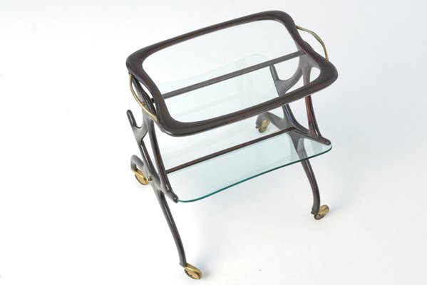 Table on Castors by Cesare Lacca for Cassina, 1950s-LOB-820210